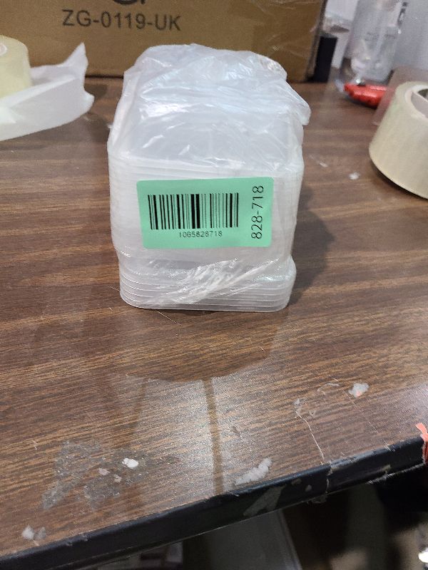 Photo 1 of 10pcs Double Compartment Condiment Container with Lids, Mini Plastic Snack Containers,BPA Free,Microwave Safe,Leakproof Food Storage, To Go Food Containers,Take Out Sauce Container