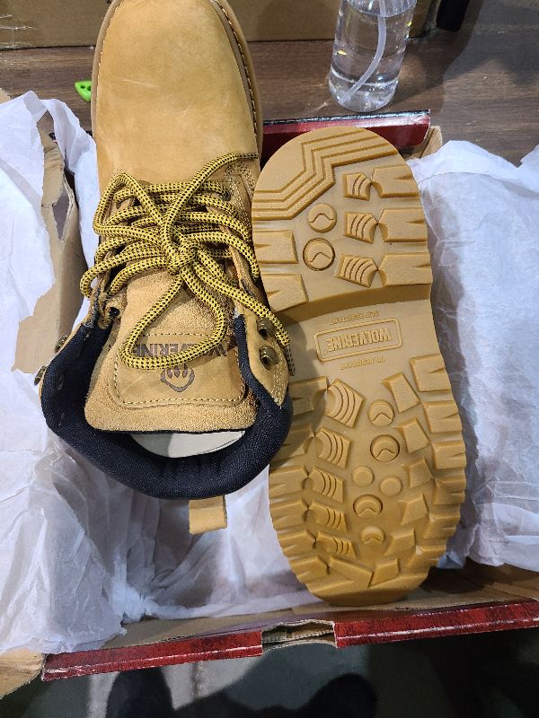 Photo 1 of Wolverine Men's Floorhand Insulated Waterproof Boot Construction, Wheat, 6.5
