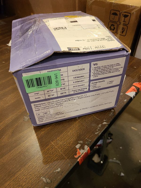 Photo 1 of 12 Pack Vacuum Storage Bags, Space Saver Bags, for Comforters and Blankets, Plush Toy, Vacuum Seal Bags for Clothing (3 Jumbo/3 Large/3 Medium/3 Small) Vacuum Bags with Pump Electric