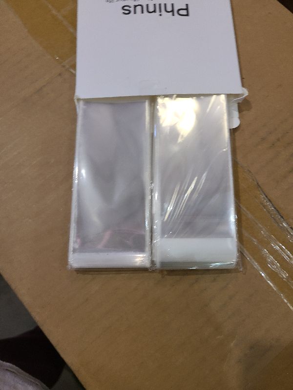 Photo 1 of 200 Pcs Thickened Pretzel Rod Bags - 2x10 Inches, Self Sealing Cellophane, Clear Individual Bags for Chocolate, Candies, Cookies