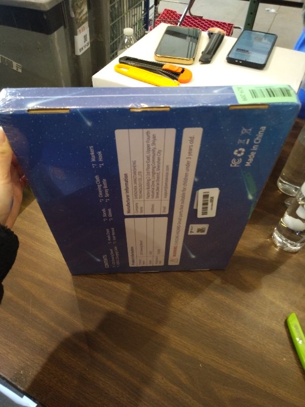 Photo 1 of 16" LumiBoard LED Drawing Board for Kids - 7 Colors & 10 Modes Rechargeable Acrylic LED Note Board with 7 Markers Cleaning Kit, Sketching & Birthday Gifts for Kids/Girls/Teens