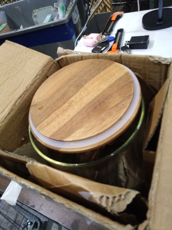 Photo 1 of 2 Gallon Large Drink Dispenser for Parties,Glass Beverage Dispenser with Stand,Glass Water Dispenser with Airtight Valve,Lemonade Dispenser for Fridge,Water, Juice,Punch,Cocktails,Ice Tea & Sun Tea-8L