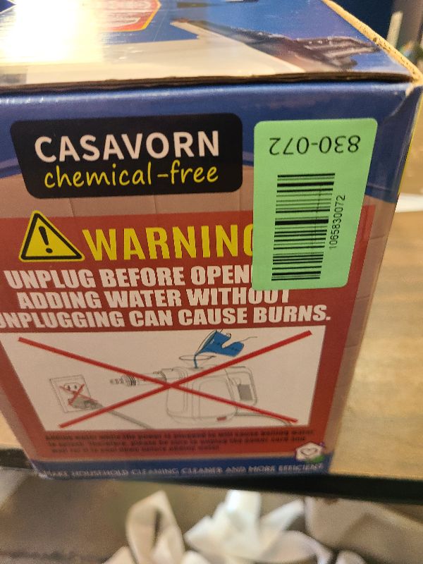 Photo 1 of 1200W Handheld Steam Cleaner for Home, Powerful Natural Multi?Surface Steam Cleaner with 12 Accessories, 13.5oz Pressurized Steamer for Deep Cleaning Tile, Grout, Showers, Bathrooms, Kitchens & Car