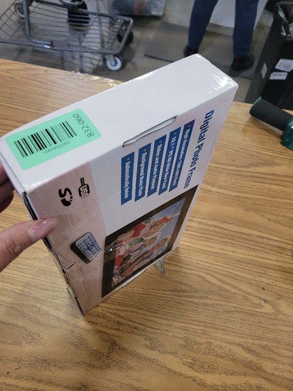 Photo 1 of 10.1 inch Digital Photo Frame with Remote Control, Electronic Picture Frame Large Display, Share Moments via SD Card and Mini USB, Wall Mountable, 1080P HD Resolution, Built-in Clock & Calendar