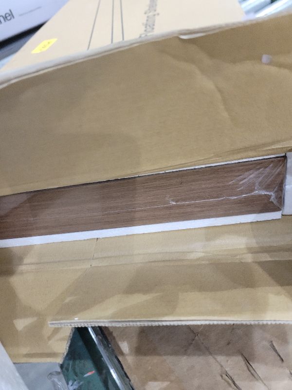 Photo 1 of 12" Deep Walnut Floating Shelves,Over Toilet Long Wall Mounted Modern Farmhouse 36 inches,Wall Shelves with Invisible Brackets for Bedroom, Bathroom, Living Room, Kitchen, Set of 1