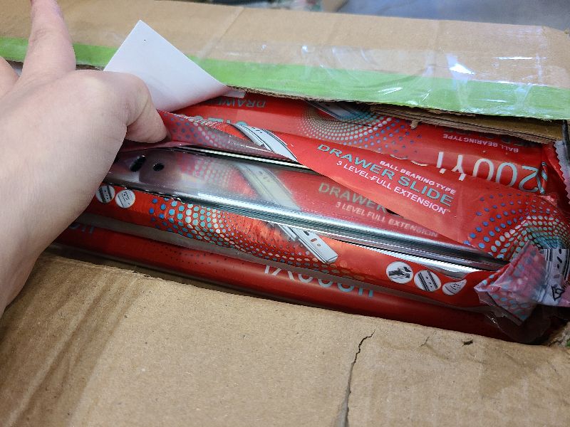 Photo 1 of 16 inch Drawer Slides 6 Pairs (12pcs) Soft Self Close 3 fold Full Extension Ball Bearing Cabinet Drawer Glides Side Mount for Dresser, Cabinet, Kitchen 100 LB Capacity 16" Silver