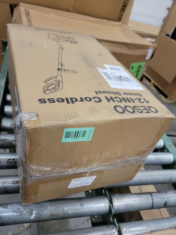 Photo 1 of 12-Inch Cordless Brushless Snow Shovel Compatible with Makita 18V Battery(Tool Only) Electric Snow Blower with 23ft Throwing Distance, Adjustable Chute, Smart Control, LED Light for Driveway, Patio