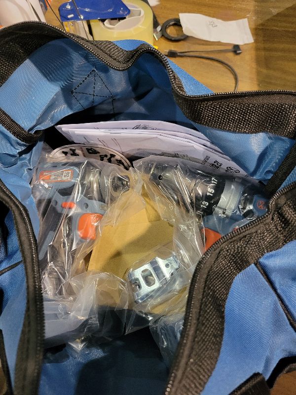 Photo 1 of SENIX X2 20 Volt Max* 2-Piece Cordless Power Tool Kit with Battery Powered 1/2-Inch Drill Driver and 1/4-Inch Impact Driver, Includes Storage Bag, 2 2.0 Ah Batteries & Charger (S2K2B2-01)