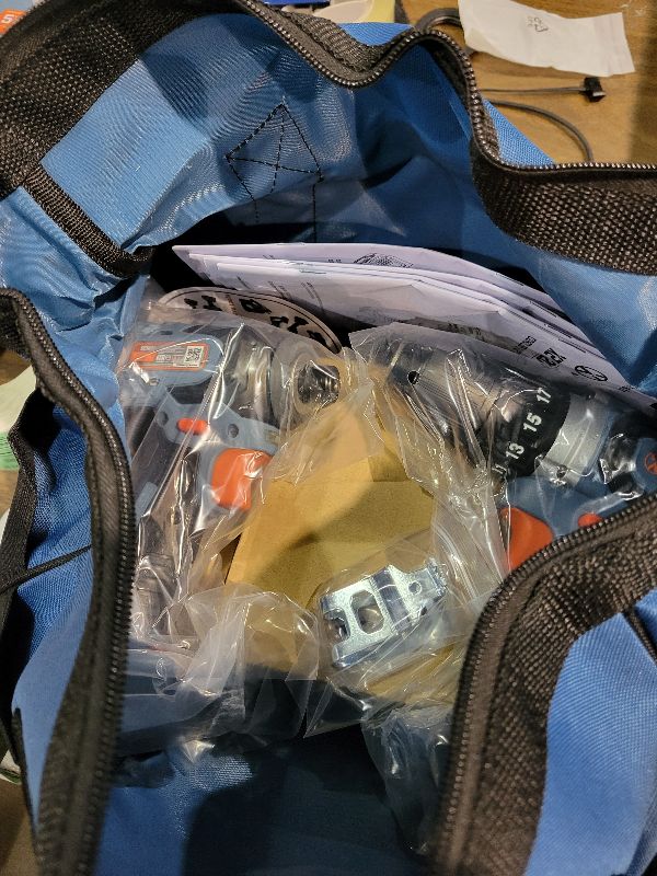 Photo 1 of SENIX X2 20 Volt Max* 2-Piece Cordless Power Tool Kit with Battery Powered 1/2-Inch Drill Driver and 1/4-Inch Impact Driver, Includes Storage Bag, 2 2.0 Ah Batteries & Charger (S2K2B2-01)