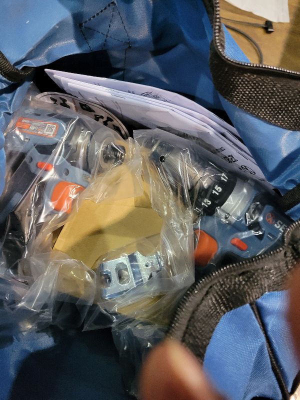 Photo 1 of SENIX X2 20 Volt Max* 2-Piece Cordless Power Tool Kit with Battery Powered 1/2-Inch Drill Driver and 1/4-Inch Impact Driver, Includes Storage Bag, 2 2.0 Ah Batteries & Charger (S2K2B2-01)