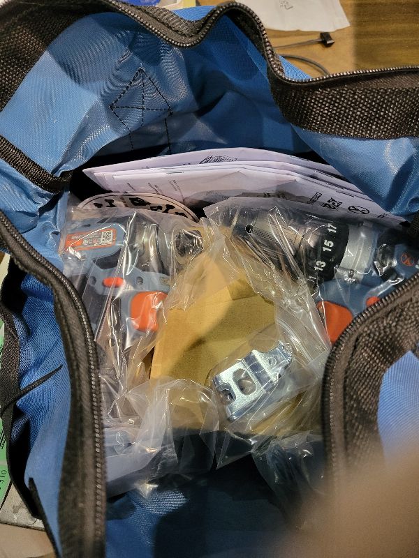 Photo 1 of SENIX X2 20 Volt Max* 2-Piece Cordless Power Tool Kit with Battery Powered 1/2-Inch Drill Driver and 1/4-Inch Impact Driver, Includes Storage Bag, 2 2.0 Ah Batteries & Charger (S2K2B2-01)