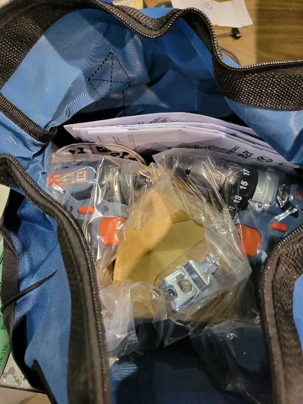 Photo 1 of SENIX X2 20 Volt Max* 2-Piece Cordless Power Tool Kit with Battery Powered 1/2-Inch Drill Driver and 1/4-Inch Impact Driver, Includes Storage Bag, 2 2.0 Ah Batteries & Charger (S2K2B2-01)