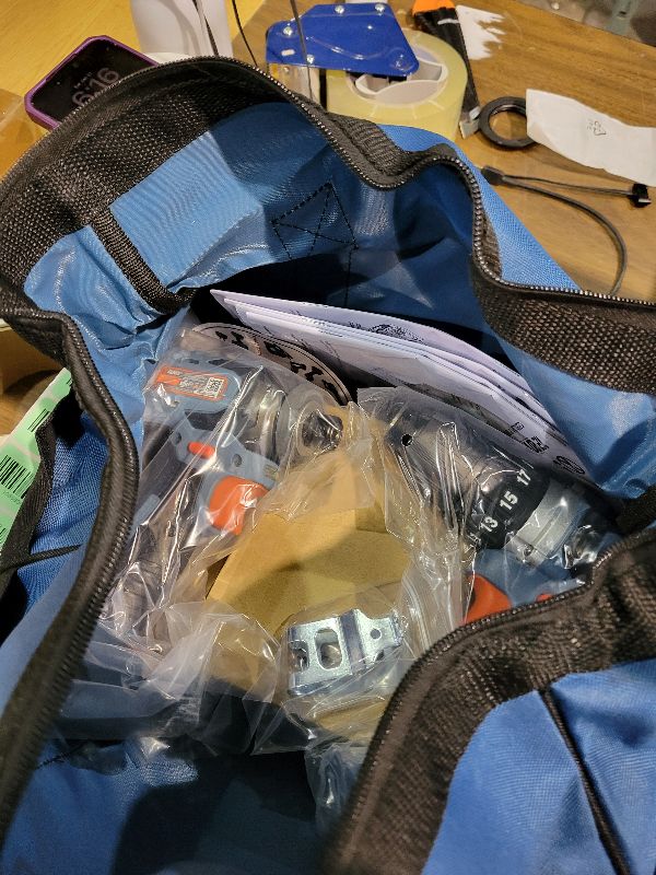 Photo 1 of SENIX X2 20 Volt Max* 2-Piece Cordless Power Tool Kit with Battery Powered 1/2-Inch Drill Driver and 1/4-Inch Impact Driver, Includes Storage Bag, 2 2.0 Ah Batteries & Charger (S2K2B2-01)