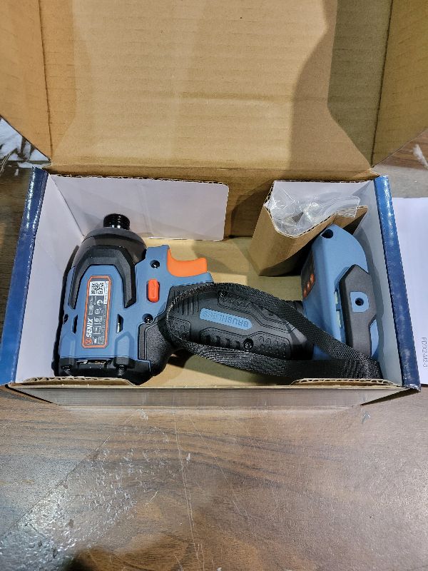 Photo 1 of SENIX PDIX2-M2-0 20 Volt Max* X2 1/4-Inch Cordless Impact Driver, 4-Speed Battery Screwdriver with Brushless Motor and LED Light, 130 Foot-Pounds of Max Torque, Tool Only, Battery Not Included