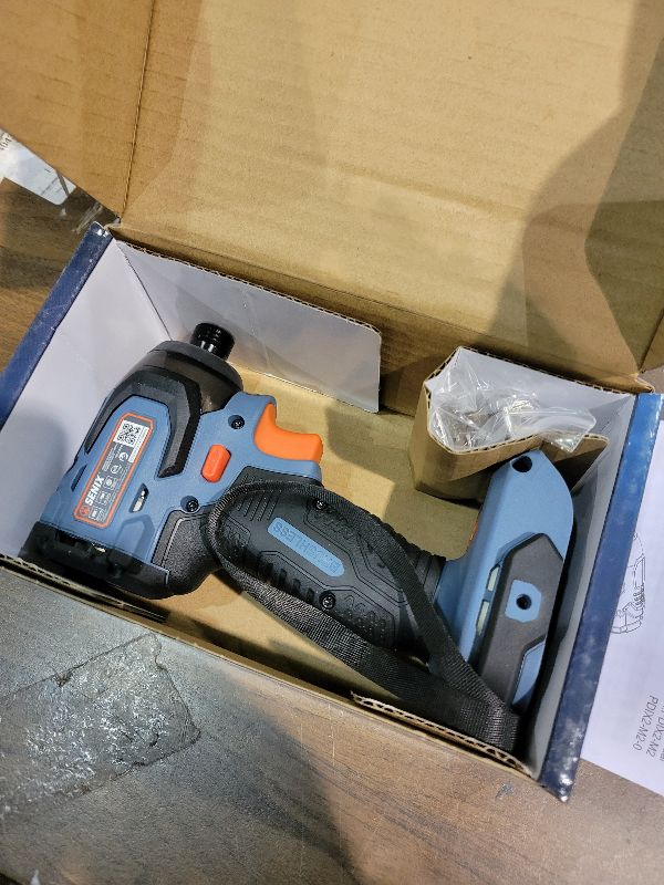 Photo 1 of SENIX PDIX2-M2-0 20 Volt Max* X2 1/4-Inch Cordless Impact Driver, 4-Speed Battery Screwdriver with Brushless Motor and LED Light, 130 Foot-Pounds of Max Torque, Tool Only, Battery Not Included
