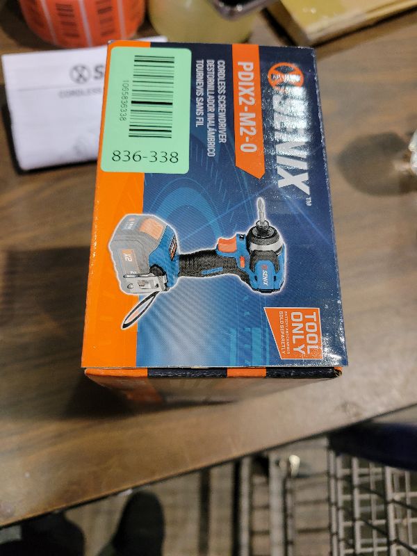 Photo 1 of SENIX PDIX2-M2-0 20 Volt Max* X2 1/4-Inch Cordless Impact Driver, 4-Speed Battery Screwdriver with Brushless Motor and LED Light, 130 Foot-Pounds of Max Torque, Tool Only, Battery Not Included
