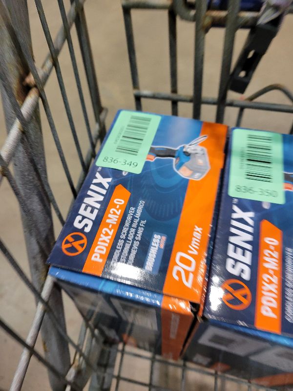 Photo 1 of SENIX PDIX2-M2-0 20 Volt Max* X2 1/4-Inch Cordless Impact Driver, 4-Speed Battery Screwdriver with Brushless Motor and LED Light, 130 Foot-Pounds of Max Torque, Tool Only, Battery Not Included