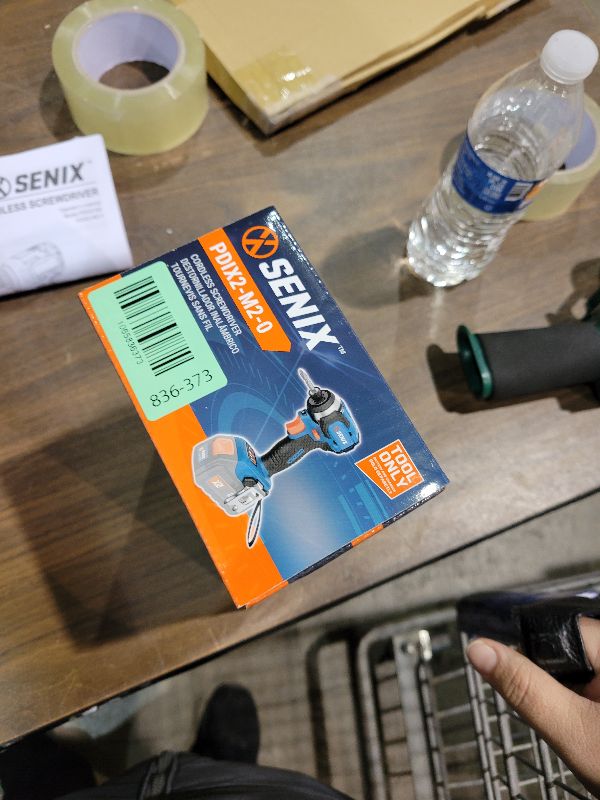 Photo 1 of SENIX PDIX2-M2-0 20 Volt Max* X2 1/4-Inch Cordless Impact Driver, 4-Speed Battery Screwdriver with Brushless Motor and LED Light, 130 Foot-Pounds of Max Torque, Tool Only, Battery Not Included