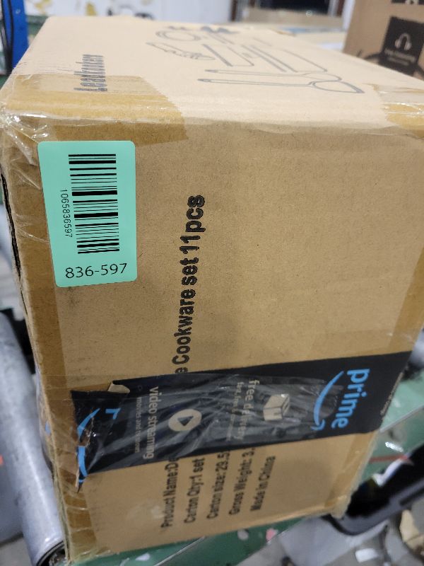 Photo 1 of 11 PCS Kitchen Cookware Sets with Detachable Handle, Pots and Pans Set Non Stick, Induction Pan Set for RV Cookware,Oven Safe, PFOA Free