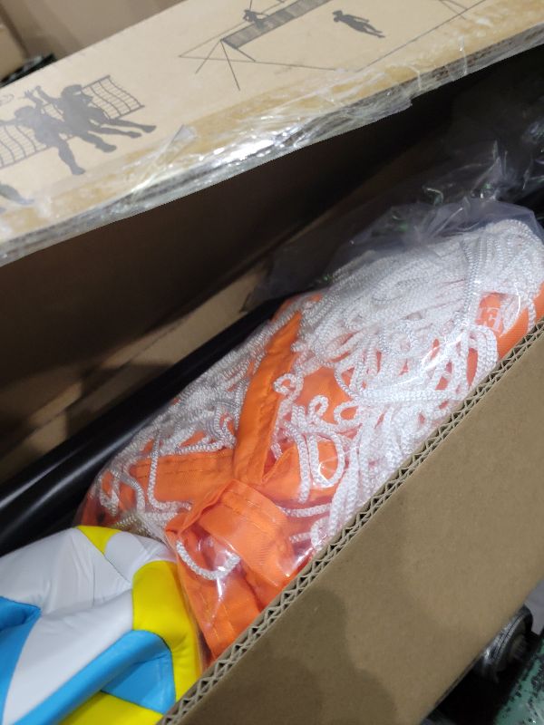 Photo 1 of 18FT Portable Volleyball Net, Freestanding Volleyball Practice Net with Adjustable Height, 2 Volleyballs and Carry Bag for Indoor, Outdoor, Backyard, Home