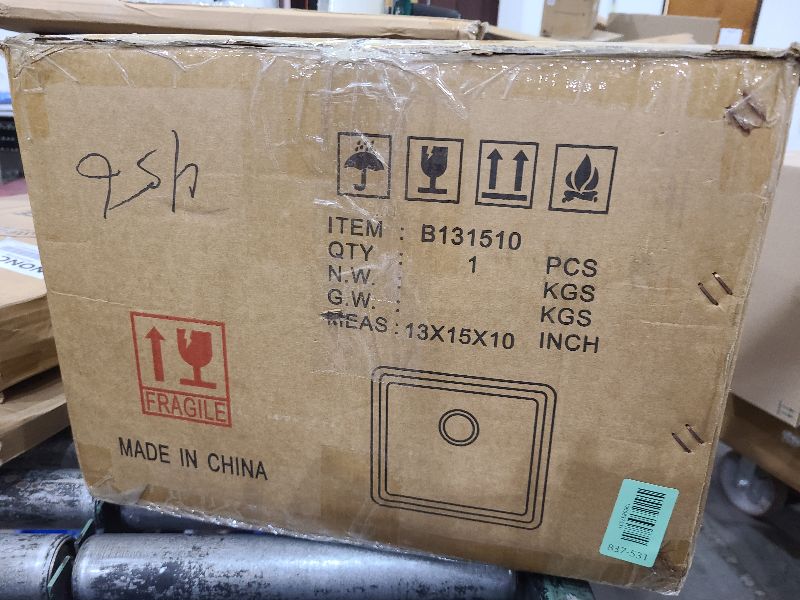 Photo 1 of 13 Inch Black Bar Sink Undermount-VASOYO 13x15 Small Kitchen Sink Black Quartz Composite Wet Bar Sinks Undermount Outdoor Rv Sinks Deep Single Bowl Camping with Bottom Grid