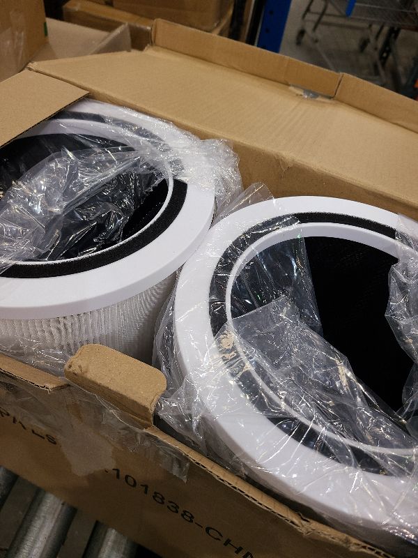 Photo 1 of 12010 HEPA Replacement Filter Compatible with Clorox 11010 & 11011 Air Purifier, Large Rooms up to 1,500 Sq Ft, 3-in-1 HEPA Filter, 2 PACK (Not for Clorox 11030&11031 Air Purifier)