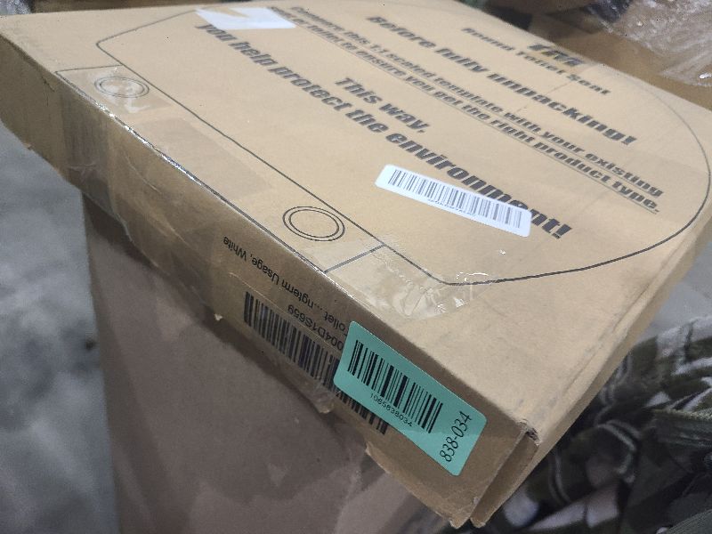 Photo 1 of 1M Family Toilet Seat, Patented Slow Close & Quick Releasing Technology, Anti-Wiggling, Easy to Install and Clean, Standard Round with Toddler Seat Built In (1 Piece)