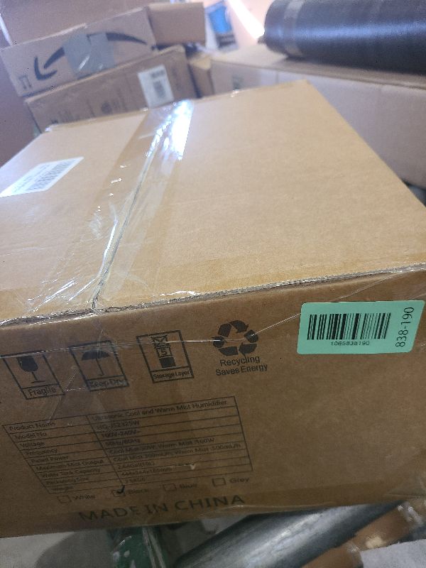 Photo 1 of 2.64Gal Humidifiers for Bedroom Large Room, Warm and Cool Mist up to 500ft², Top Fill Diffuser Ambient Light, 3 Mist Modes, 24H Timer, 35dB Quiet Humidifier for Home Office Plants