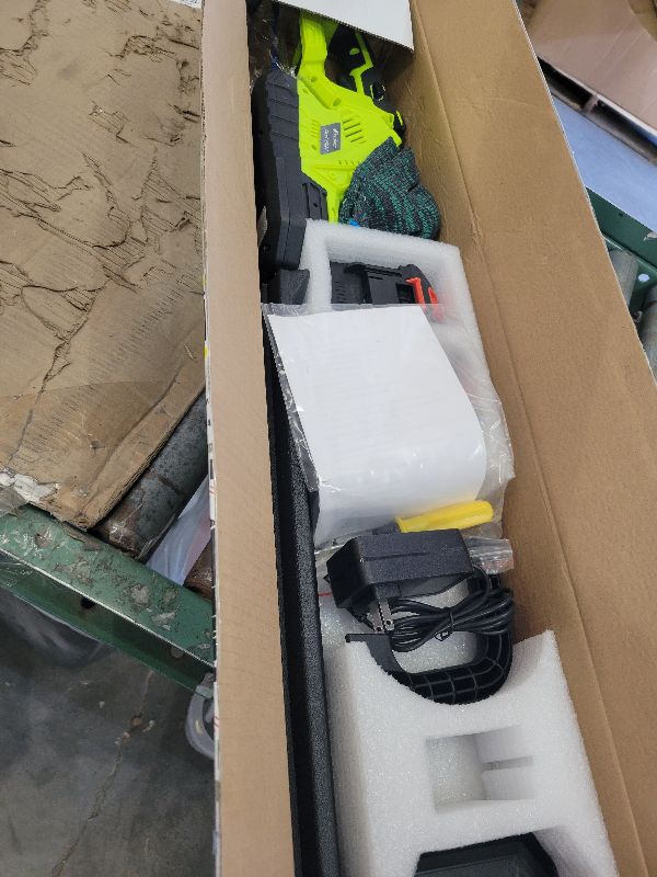 Photo 1 of 20'' Hedge Trimmer Cordless with Battery, 3000RPM Electric Handheld Bush Clipper with 2pcs 2000mAh Rechargeable Batteries, 180° Rotatable Head, 2/3'' Blade Gap Green