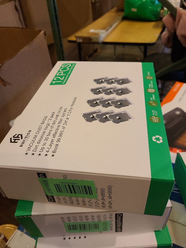 Photo 1 of 12 Pack - Vacuum Bags for iRobot Roomba i & s & j Series, Compatible with Roomba vacuum i1,i1+, i3,i3+, i4,i4+, i6, i6+, i7, i7+, i8, i8+, j7,j7+,s9,s9+ Automatic Dirt Disposal Bag