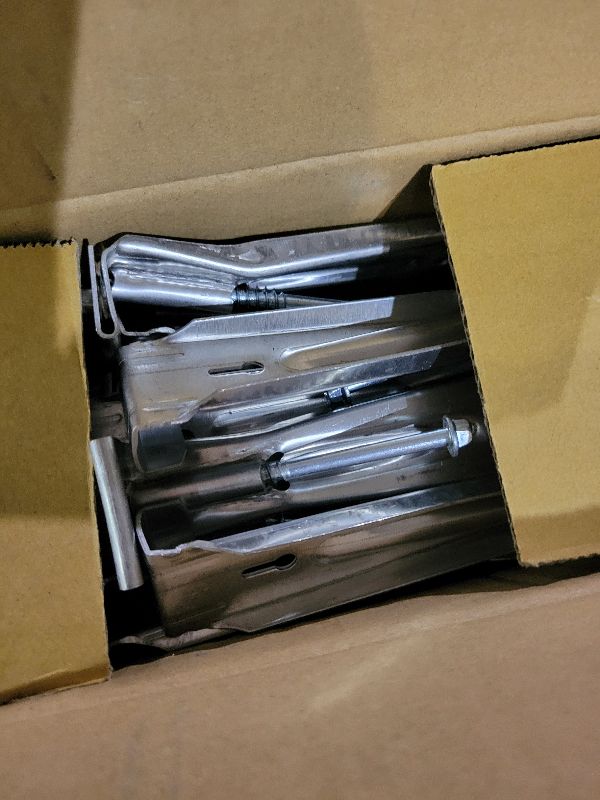 Photo 1 of 20 Pcs 5 Inch Heavy-Duty Gutter Hangers, Rain Gutter Hangers with a Pre Inserted Rust Resistant Screw, Stainless Steel Supports - Rustproof, Easy Installation for 5” K-Style & Half-Round Gutters