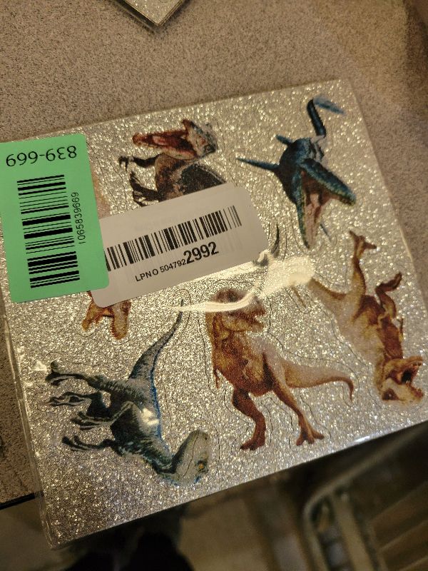 Photo 1 of 18pcs Glitter Dinosaur Dessert Cupcake Topper Baby Shower Theme Girls Boys Happy Birthday Party Decor Supplies Decorations