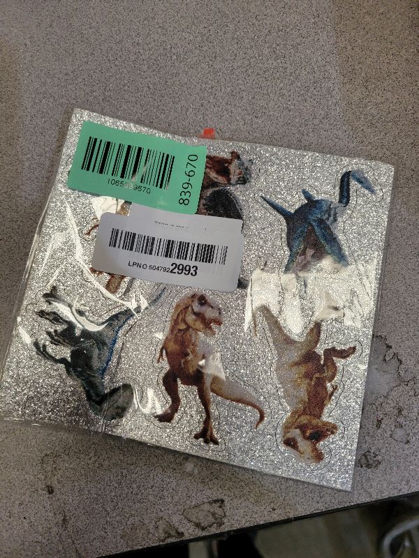 Photo 1 of 18pcs Glitter Dinosaur Dessert Cupcake Topper Baby Shower Theme Girls Boys Happy Birthday Party Decor Supplies Decorations