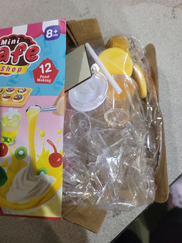 Photo 1 of 12 Making Miniature Food Toys Set, DIY, Resin Play, NOT Edible, Kitchen Mini Pretend Play Food Set for Kids Age 8-13, Birthday for Girls, 8 9 10, Make Your Food