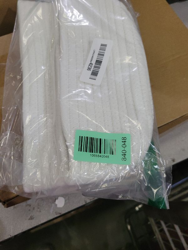 Photo 1 of ?2 Pack? ABenkle Small Storage Baskets, Natural Cotton Rope Woven Baskets for Organizing, Tiny Oval Storage Easter Baskets, Small Basket, Cat Dog Toy Baskets, Bathroom Organization Bin