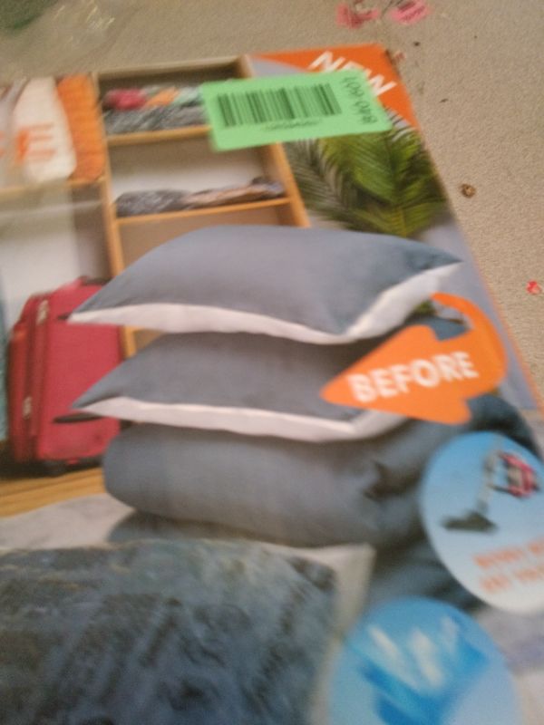 Photo 1 of 24 Pack Vacuum Storage Bags with Electric Pump, (5 Jumbo, 5 Large, 5 Medium, 5 Small, 4 Roll Up Bags) Space Saver Bag for Clothes, Blanket, Duvets, Pillows, Comforters,Travel