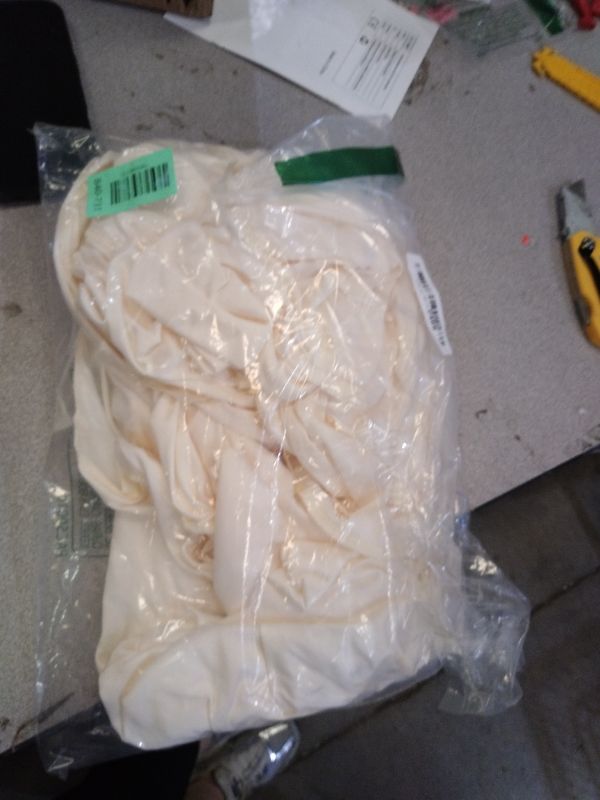 Photo 1 of 10x10ft Wrinkle Free Ivory Backdrop Curtain for Parties Soft Fabric Drapes Wedding Ivory Curtain Backdrop for Birthday Party Decorations Background for Photography 5x10ft,2 Panels