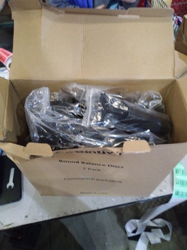 Photo 1 of 2 Pack Wobble Cushion Balance Disc - Wiggle Seat & Balance Pad for Exercise, Physical Therapy, Sensory Kids - Stability Disc, Dog Balance Disc