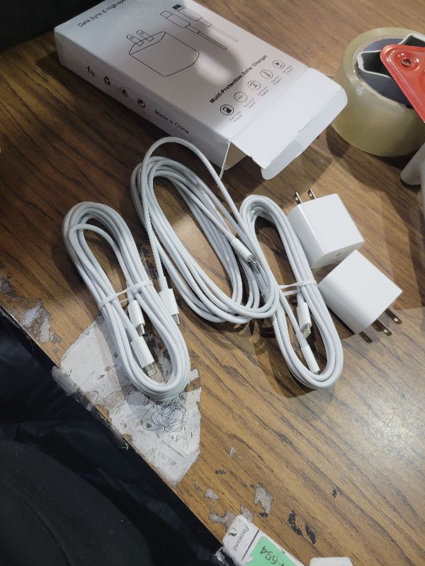 Photo 1 of 10FT iPhone Fast Charger,3Pack Extra Long[Apple MFi Certified]iPhone Charger Fast Charging Quick 10Foot USB C to Lightning Cable Cord Adapter Block for iPhone 14 Pro Max/14 Plus/13/12Mini/11/XS/X/iPad