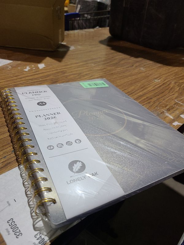 Photo 1 of 2026 Planner 8.5 x 11, Large Weekly Monthly Planners with Tabs, A4 Spiral Bound Daily Calendar 2026 Planner, 12 Month Agenda from Jan. to Dec., Flexible Cover Appointment Book(Black Gold Flower)