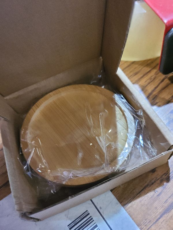 Photo 1 of 1Pc Bamboo soap Dispenser Tray, Bathroom Countertop Tray Kitchen Trays Sink Dresser Jewelry Ring Dish, Comestic Holder Bathtub Organizer, Ideal for Jewelry, Cosmetics, and Small Items (1)