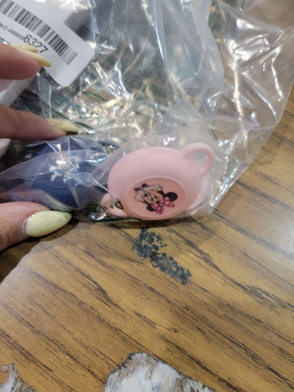 Photo 1 of [2 Pack] Kids Shoelaces & Straps Holder Only Compatible for Airtag Protective Case, Cartoon Funny Silicone Case for Children Shoes Shoestring, Waterproof Hidden Accessories?Dark Blue+Pink?