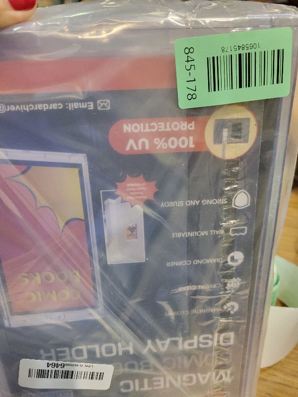 Photo 1 of 2ct Current Magnetic Display-Cases - Crystal Clear One Touch Comic-Book Holders, UV Protection Slab Protectors, Premium Wall-Mountable Holders