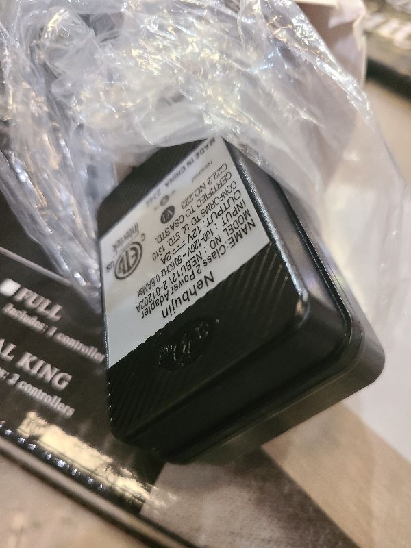 Photo 1 of 12V Class 2 Power Supply, IP44 LED Transformer Replacement Yard Inflatable Adapter for String Light, Inflatable Decorations (12V-2A 2PCS)