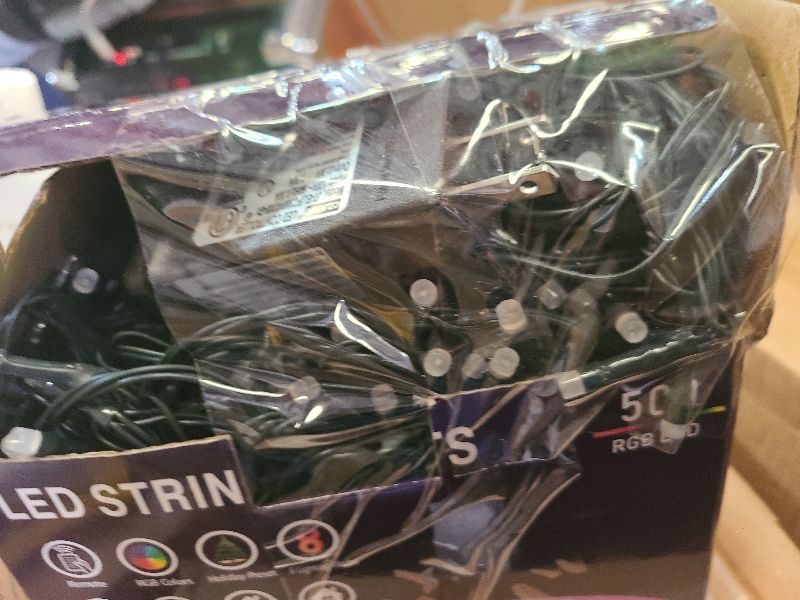 Photo 1 of 164FT Christmas Lights Outdoor, 35 Colors Changing 500 LED Easter String Lights Green Wire Remote Timer, Waterproof Twinkle Light for Indoor Outdoor Holiday Party Xmas Tree Wedding Decor