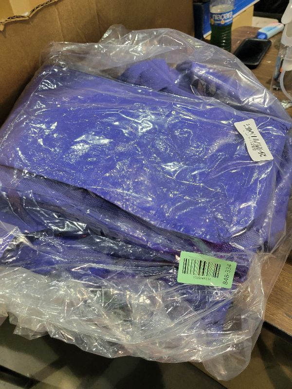 Photo 1 of 12 Pack Extra Heavy Duty Large Moving Bags with Strong Zipper & Carrying Handles, Sturdy Clothes Storage Bags Totes Bins, Packing Bag Move Boxes College Moving Supplies, Dark Blue - 24 gal