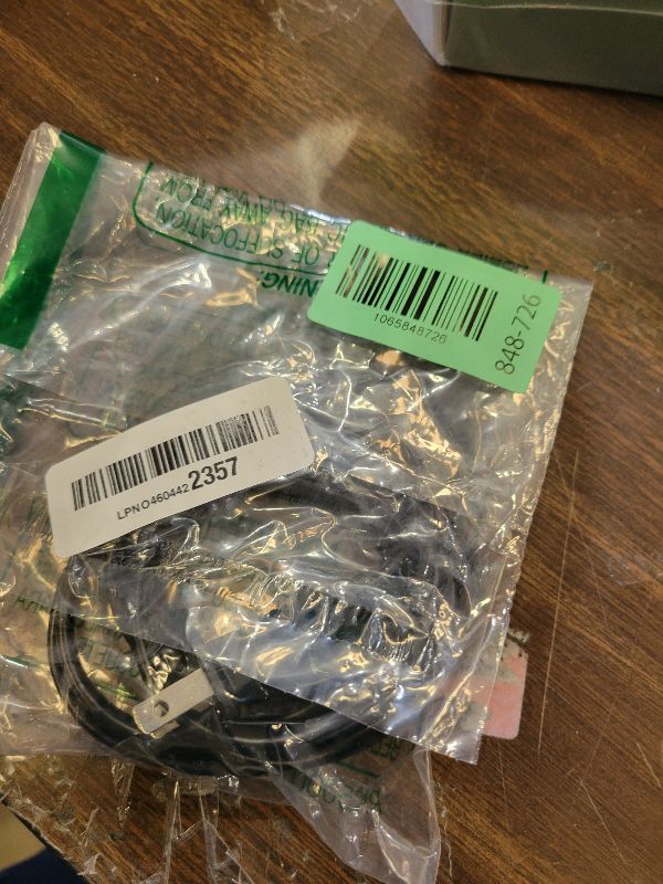 Photo 1 of 2 Prong Printer Power Cord/Printer Power Cable for Canon PIXMA MP160 And Many Different Other Model Canon HP,Lexmark,Dell,Brother,Epson.