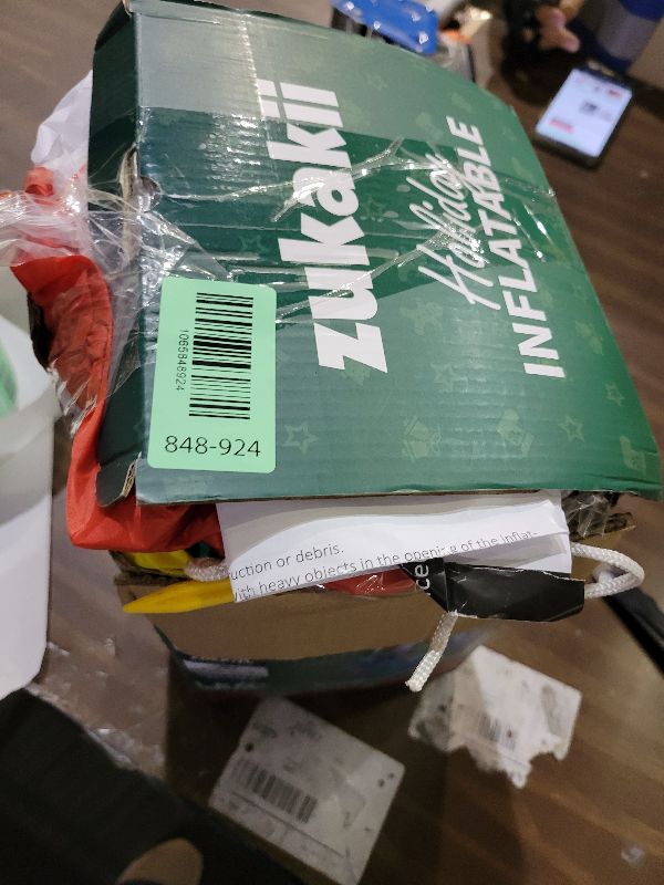 Photo 1 of 12FT Giant Christmas Inflatables Snowman Decorations Built-in Music Box & 360° Rotation 3-Colored LEDs Huge Christmas Inflatable Large Tall Snowman Christmas Blow Ups Decoration Outdoor Xmas New Year