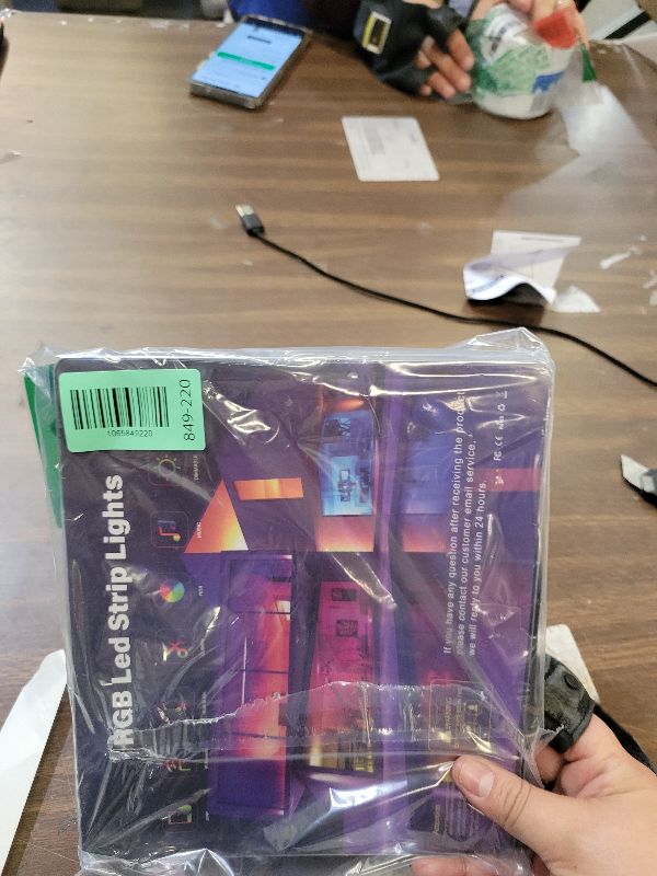 Photo 1 of 100 FT LED Lights For Bedroom?With 44 Key Infrared Remote Control And Bluetooth Application Smart LED Strip Lights, Music Synchronous Color Changing Light Strip, Used For Room Kitchen Party Decoration