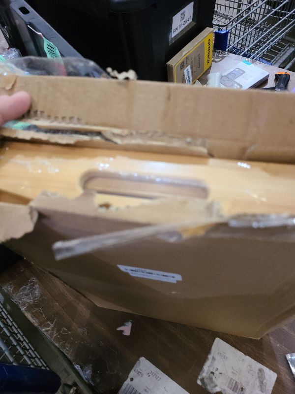 Photo 1 of 2 Pack Bamboo Serving Tray with Handles, Portable Bed Tray for Breakfast Dinner, Eating Trays for Living Room,Restaurants